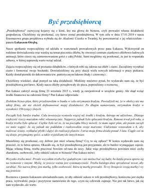 Być Przedsiębiorcą