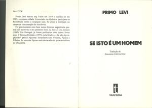 Primo Levi Pdf