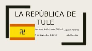 La Republica De Tule