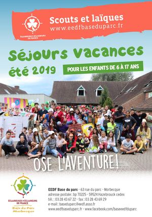 CATALOGUE VACANCES ETE 2019