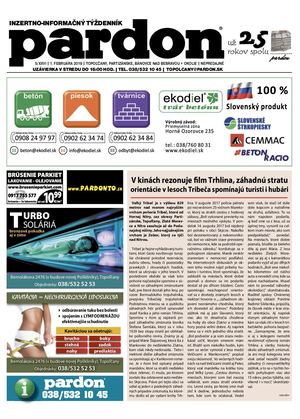 Pardon Topoľčany 5/2019