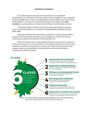 Negocios Eco Amigables Completo
