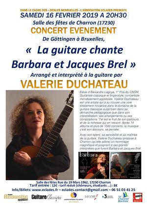 Affiche 16 Février 2019 Valérie Duchateau Charron