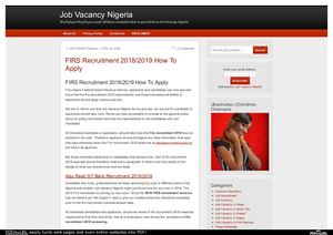 Www Jobvacancynigeria Com Ng Firs Recruitment 2018 2019 How To Apply