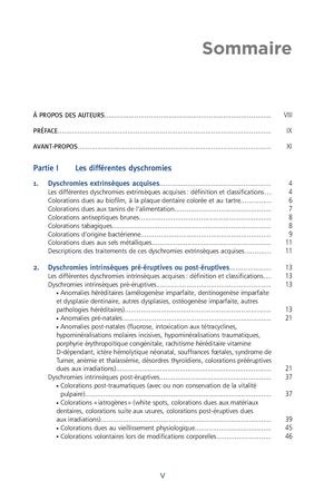 Dyschromies Dentaires