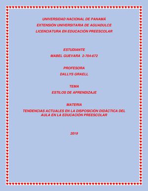 Estilos De Aprendizaje