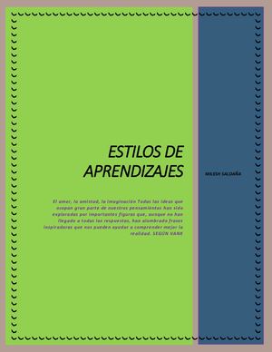 El Aprendizaje Kinestésico Este Tipo De Método Es Asociado A Los Sentidos Del Gusto