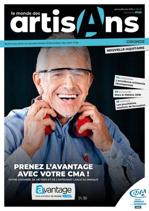 Le Monde des Artisans - Edition Gironde - janvier 2019