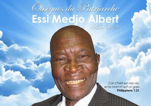 Programme Obsèques Papa Albert