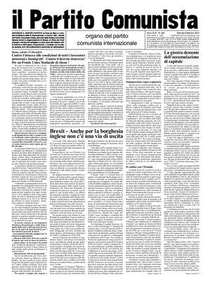 il Partito comunista n° 393 (janvier-février 2019)