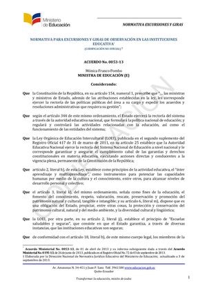 Codif Acuerdo 0053 13