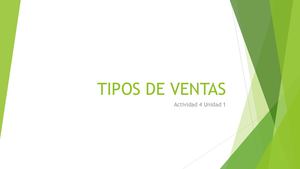 Tipos De Ventas