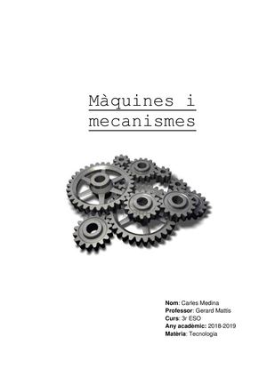 Màquines i mecanismes