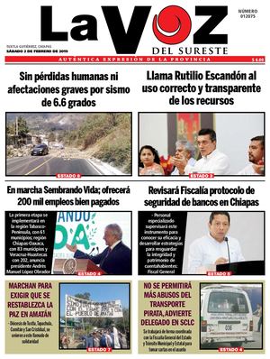 Diario La Voz del Sureste 02-02-2019