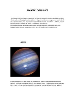 Planetas Exteriores