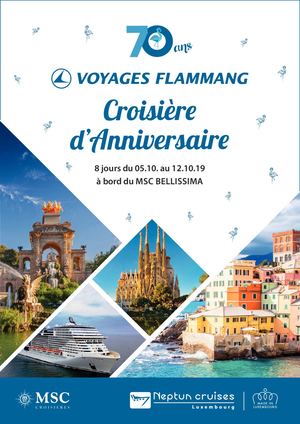 Dépliant Croisière 2019 - 70ans VFL