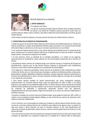 Héctor Sánchez De La Madrid