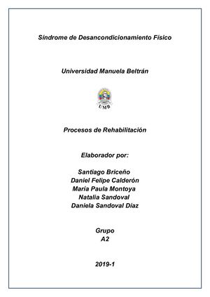Caso Clínico Procesos Rehabilitación