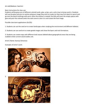 Sand Art PDF