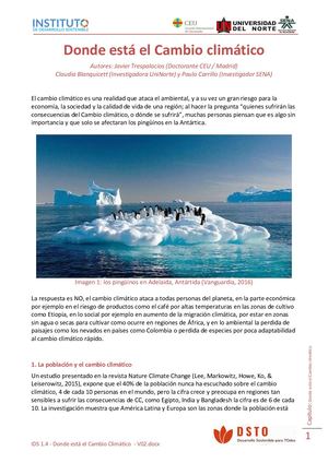 Donde Está El Cambio Climático