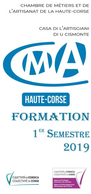 CMA 2B - Formations 1er Semestre 2019