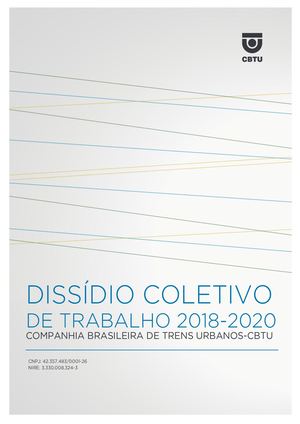 Acordo Coletivo De Trabalho 2018-2020