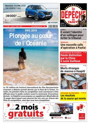 La DEPECHE N°17863 du 04 février 2019