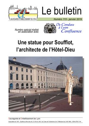 N° 115 01/19 : Une statue pour Soufflot, l'architecte de l'Hôtel-Dieu