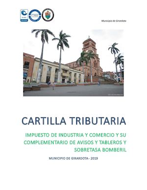 Cartilla Tributaria Girardota 2019