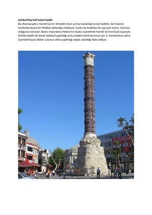Çemberlitaş.