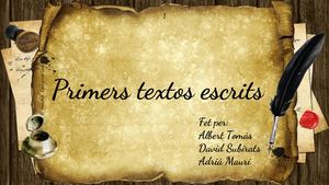 Primers Textos Escrits