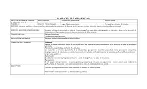 Plan De Clases Estadistica