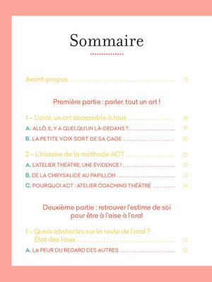 Sommaire Manuel de l'oral - V. Guerlain