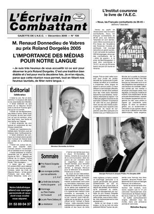 2005 11 Gazette N° 108