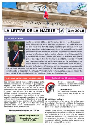 Lettre de la Mairie N°6