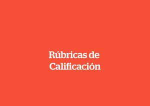 Tabla Rubricas Observacion En Aula