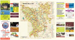 Carte touristique du Forez - FR - 2019