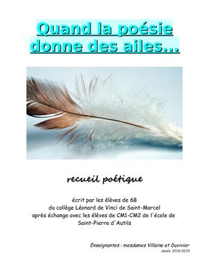 Quand la poésie donne des ailes