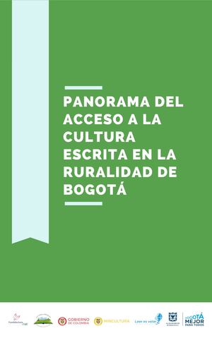 Panorama del acceso a la cultura escrita en la ruralidad de Bogotá