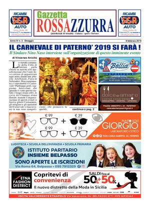 Gazzetta Rossazzurra Anno IV N 3 Del 9 2 2019