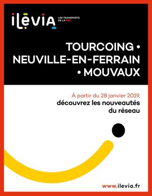 ilévia -Les transpotrs de la MEL / Tourcoing / Neuville-en-Ferrain / Mouvaux
