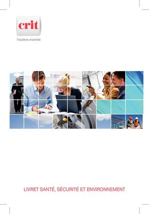 Livret Securité Générale