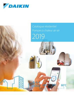 Catalogue Residentiel Pompe à Chaleur Air Air