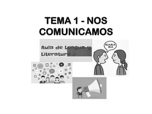 Tema 1 Nos Comunicamos