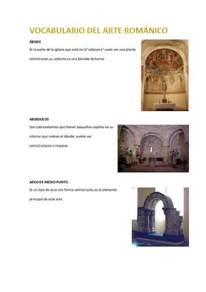 Vocabulario Del Arte Románico (3)