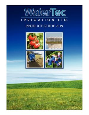 WaterTec Product Guide 2019 Edition