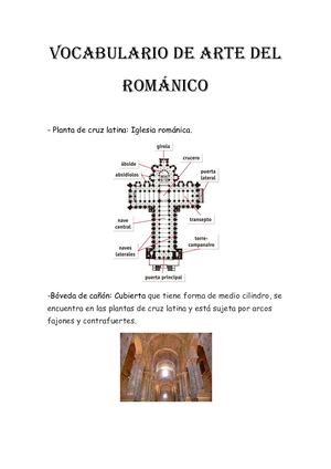 Vocabulario De Arte Del Románico