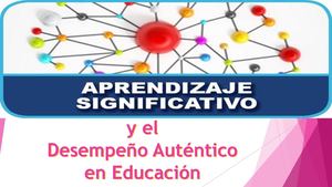 Aprendizaje Significativo