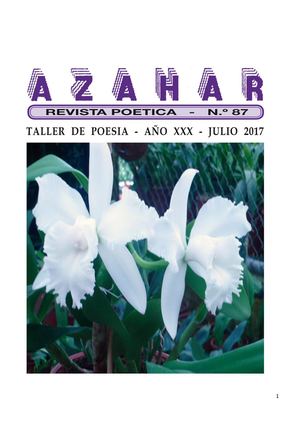 REVISTA POÉTICA AZAHAR EDICIÓN OCHENTA Y SIETE