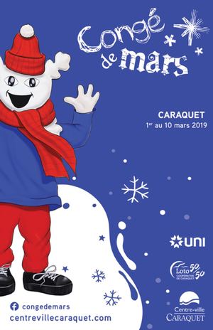 Programmation Congé de Mars 2019 – Caraquet